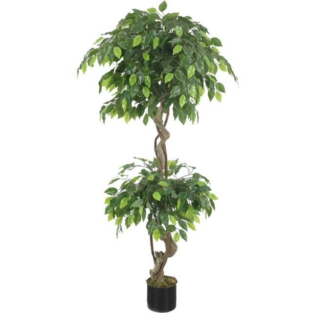 Leaf Artificial Japanese Fruticosa 150Cm Ficus Tree Green Plant, Green