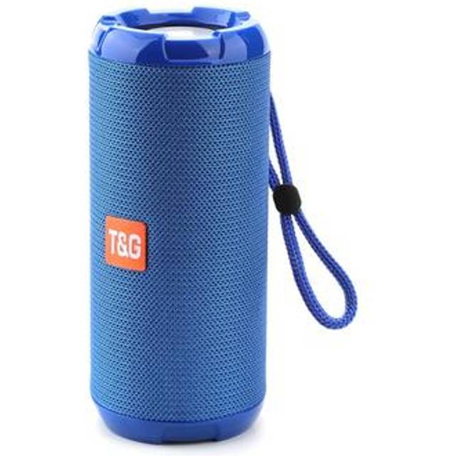 T&G TG621 Portabel TWS Bluetooth-högtalare TF-kort FM Utomhus Vattentät Trådlös Subwoofer (CE-märkt) - Blå