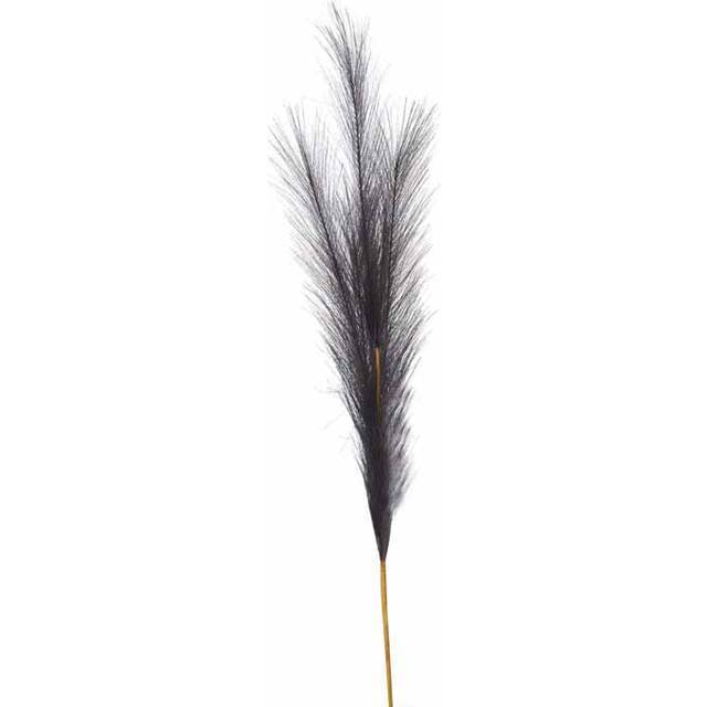 Grey Faux Pampas Grass Stem
