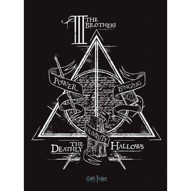 Harry Potter Deathly Hallows Canvas Print