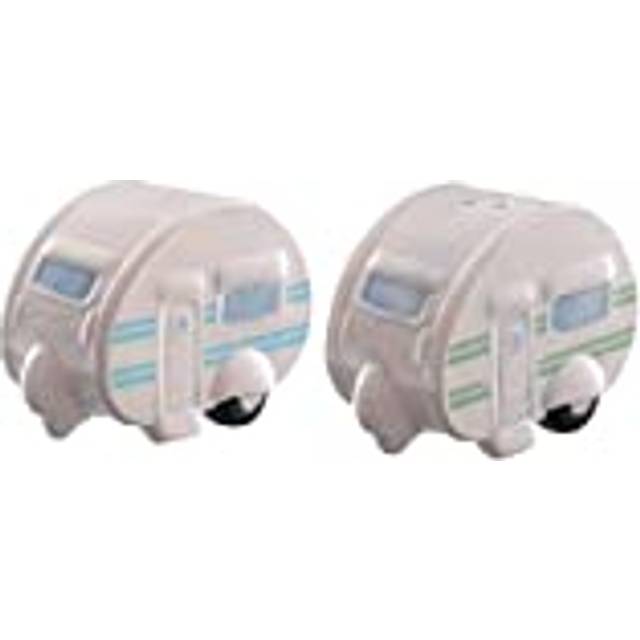 Novelty Ceramic Caravan Salt and Pepper Set