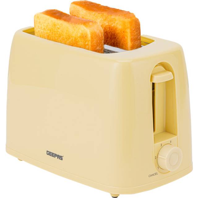 2 Slice Bread Toaster 6 Level Browning Control with Crumb Tray
