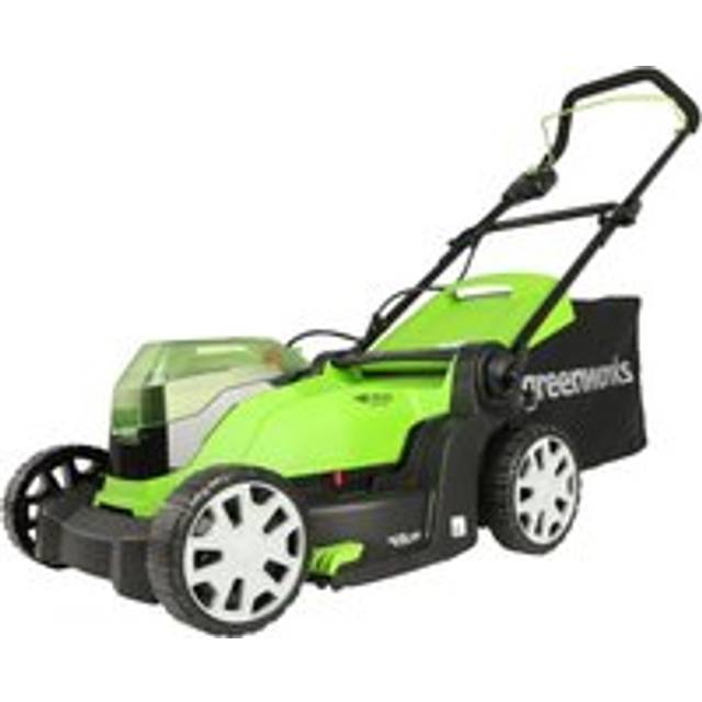 Greenworks G24X2LM41 48v Cordless Rotary Lawnmower 410mm No Batteries No Battery Charger