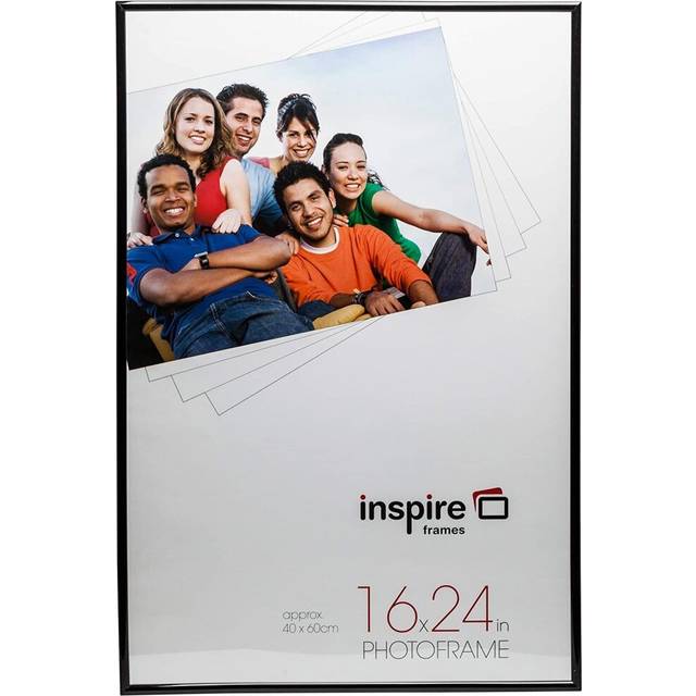 Hampton Frames BACKLOADER Poster Certificate Photo Frame Plexi Black 16x24 (40x60cm) BLR1624BKP