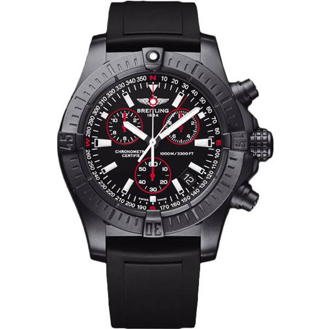 Breitling Avenger Seawolf Chrono Blacksteel Limited Edition - Black