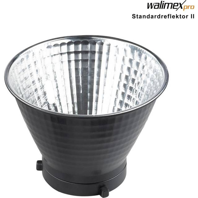 Walimex pro Standard Reflector II - Uniform light cone for professional lighting design - Compatible with walimex pro & Bowens connection