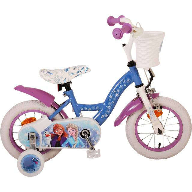 Disney Frozen Barncykel 12 Tum, Blå/Lila