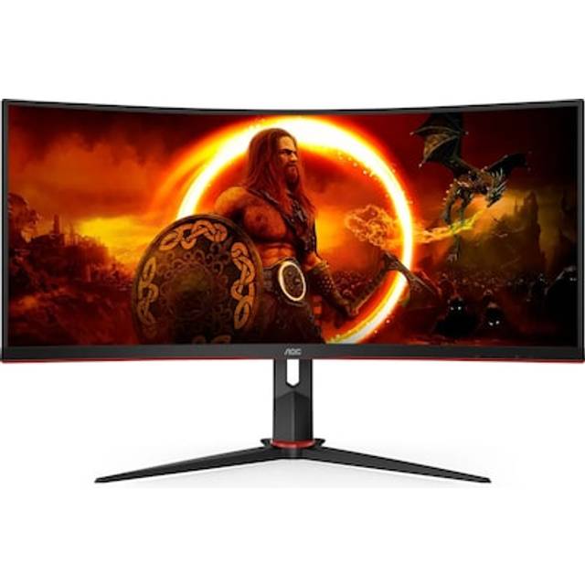 AOC CU34G2XP/BK 34" 3440x1440/21:9/1ms HDMI, DisplayPort, USB, Ljudutgång