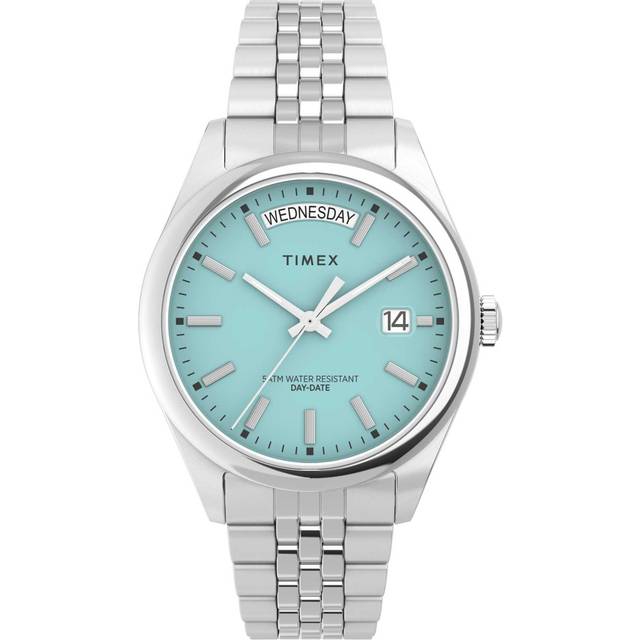 Timex Legacy Day Date 36mm Stainless Steel Watch TW2V68400