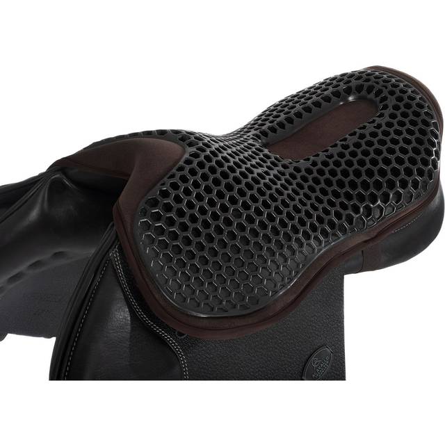 Acavallo Sittdyna Dressur Gel Out Ortho Coccyx 20 mm, storlek: M, färg: svart