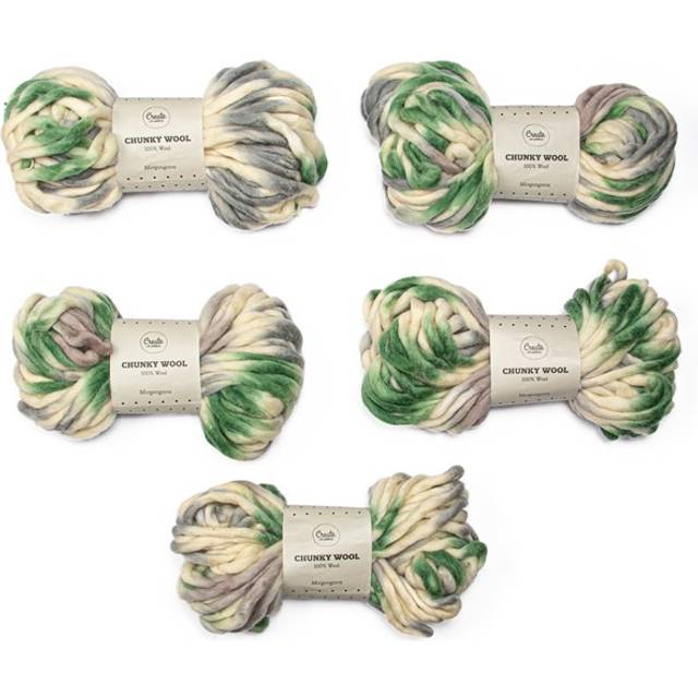 5-pack Chunky Wool Garn 200 g Adlibris