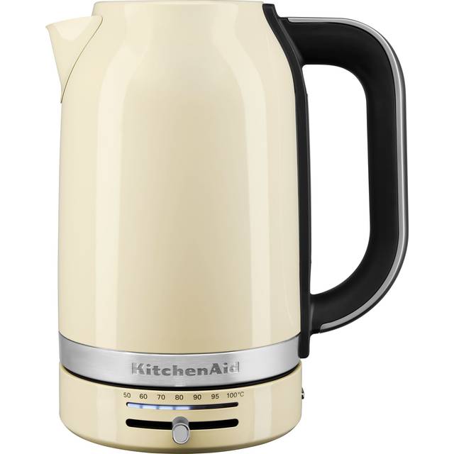 KitchenAid KitchenAid vattenkokare med temperaturkontroll 1,7 L Almond cream - Vit