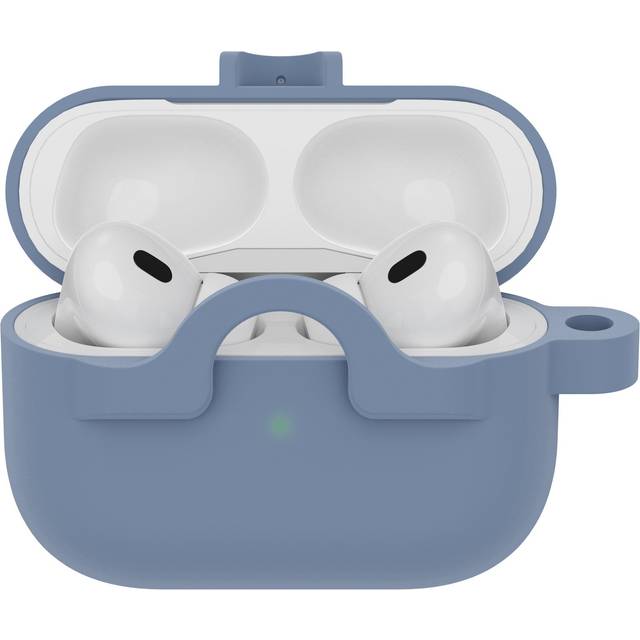 OtterBox Soft Touch Headphone Case för AirPods Pro (1:a gen / 2:a gen) & AirPods Pro 2, stöttåligt, fallskyddat, ultratunt, skyddande fodral för Apple AirPods, Ljusblå
