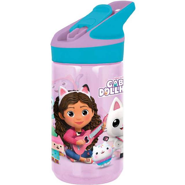 Gabbys Dockskåp vattenflaska med sugrör - 480 ml