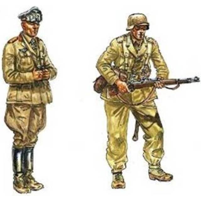 WWII - DAK INFANTRY - SOLDIERS 1:72 - Italeri 6099