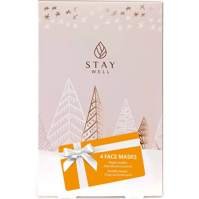 Stay Well Vegan+Bubble Masks 4pcs