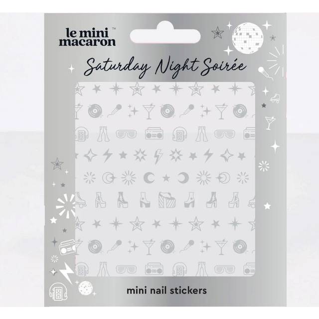Le Mini Macaron Nail Art Stickers Saturday Night Soirée