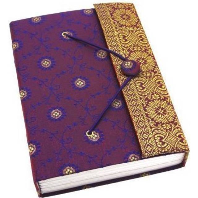Large Sari Fabric Journal - Purple