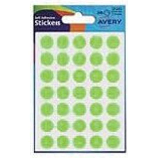 Avery 32-282 Green Labels 13MM Dia (Pack-245) - green