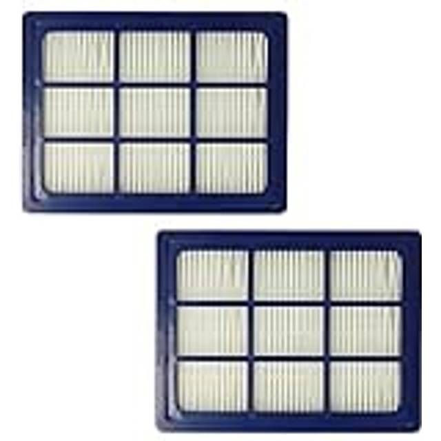 Filter Set 2x Filters compatible with Nilfisk VP930, VU500, VP600 Vacuum Cleaner - hepa Filter, Allergy Filter - Vhbw