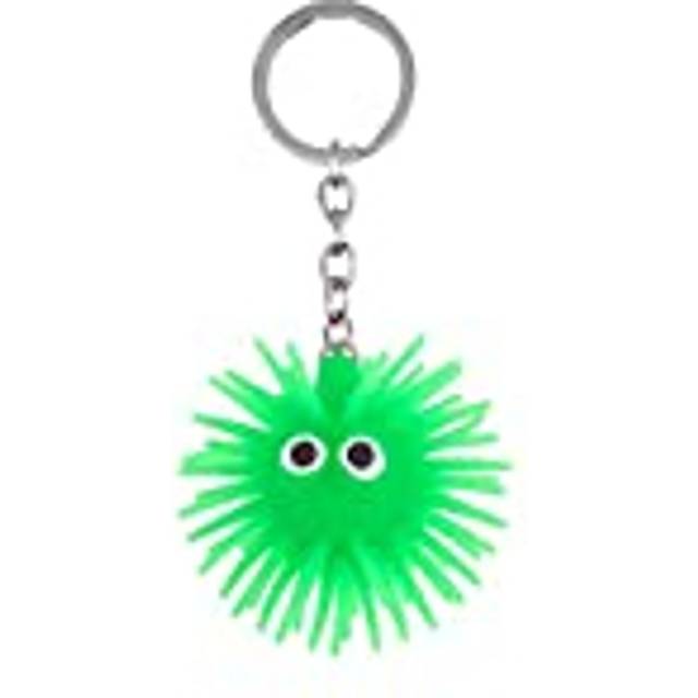 Tinc Novelty Character Light Up Keyring | Fun Bag Charm Pendant Torch Keyring - Green