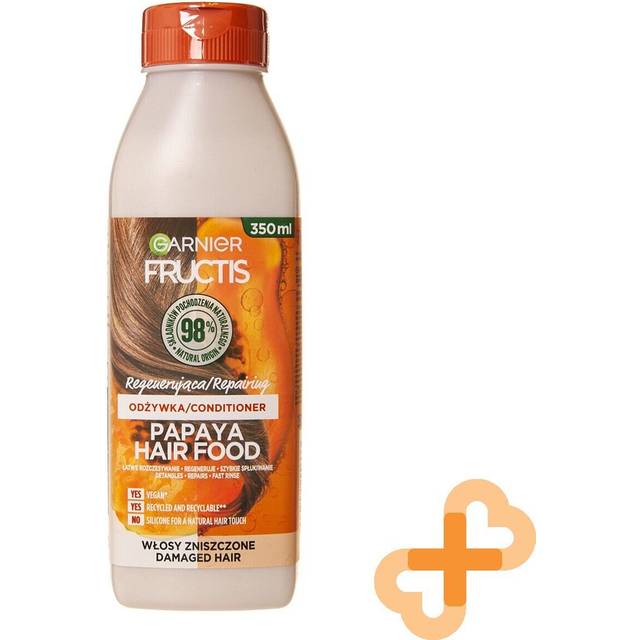 Garnier Fructis Papaya Hair Food Regenererande balsam För skadat hår 350 ml