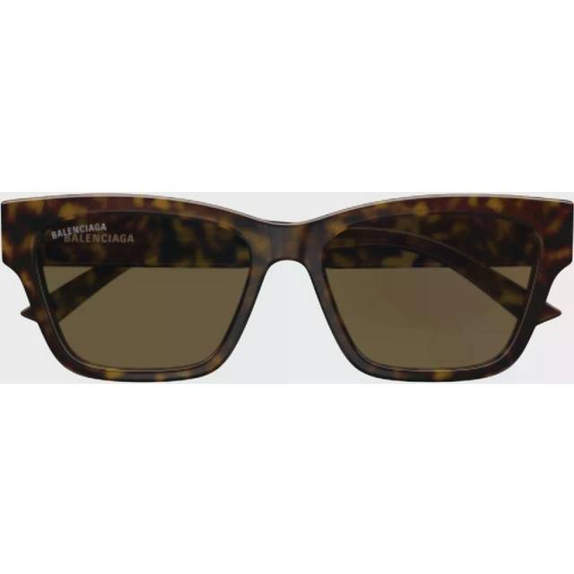 Balenciaga Woman BB0307SA 002 Sunglasses Acetate Havana Brown Squared