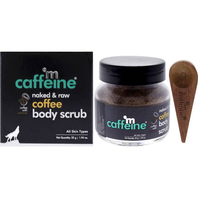 Naked and Raw Coffee Body Scrub - Coconut - All Skin Types by mCaffeine for Unisex - 1.94 oz Scrub