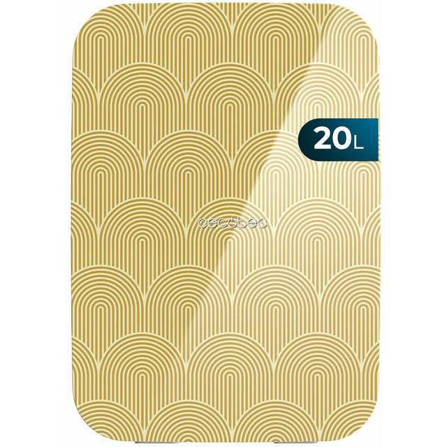 Cecotec 20 L minikylskåp Bolero MiniCooling 20 L Bahamas Pat 2. 12V-220 V drift, kompatibel bil och husvagnar, kyl- och uppvärmningsfunktion, temperaturintervall 7–65º, enkel transport