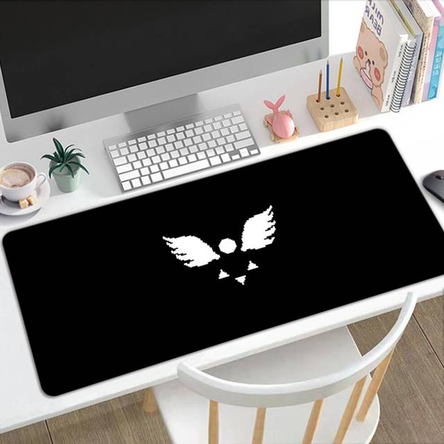 (a-A9 400x900x2mm) Deltarune Chapter 2 Spamton Mouse Pad Carpet Desk Computer Anime Table Mens Mousepad PC Keyboard Mat Gamer Play Printing Gaming