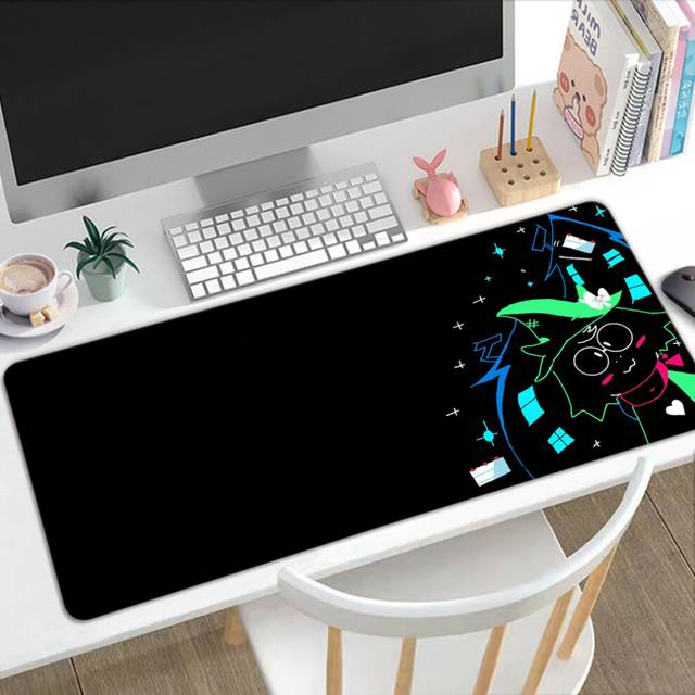 (a-A4 400x900x2mm) Deltarune Chapter 2 Spamton Mouse Pad Carpet Desk Computer Anime Table Mens Mousepad PC Keyboard Mat Gamer Play Printing Gaming