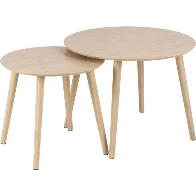 Roslin Coffee Table Set In Bamboo