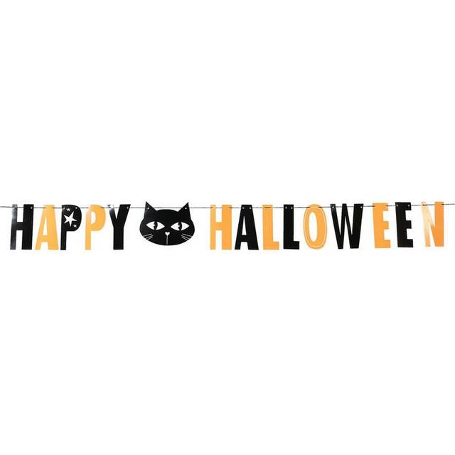 Atosa Halloween dekorationer Happy Halloween Cat