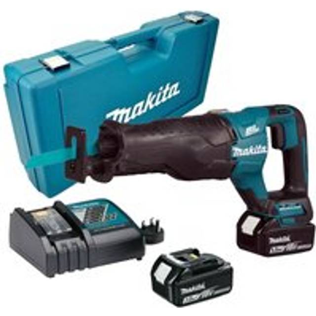 DJR187RFE 18v lxt Brushless Reciprocating Sabre Saw - 2 x 3.0ah Batteries - Makita