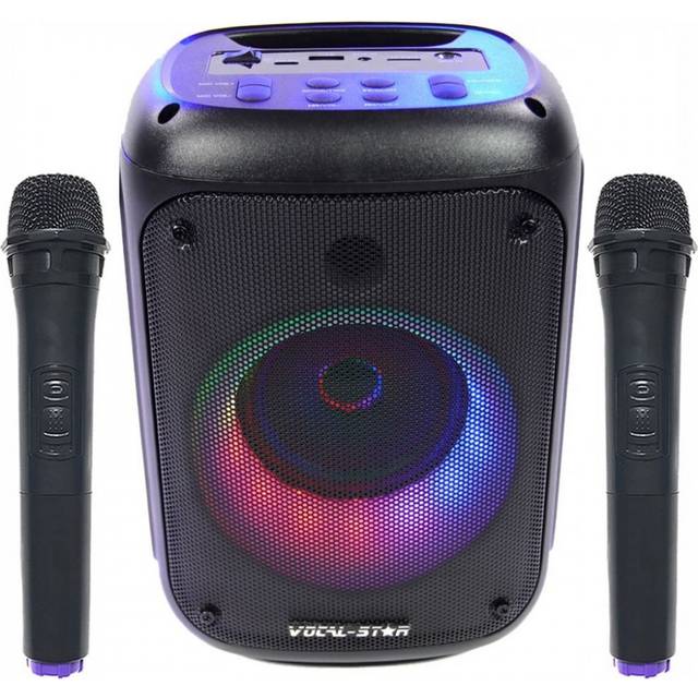 VocalStar VS-275BT Portable Bluetooth Karaoke Machine 2Mics-NearlyNew