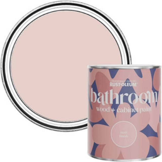 Rust-Oleum Bathroom Wood & Cabinet Paint, Matt Finish - PINK CHAMPAGNE - 750ml - Pink
