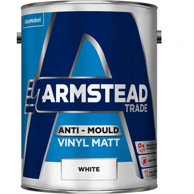 Armstead Trade Anti Mould Vinyl Matt White