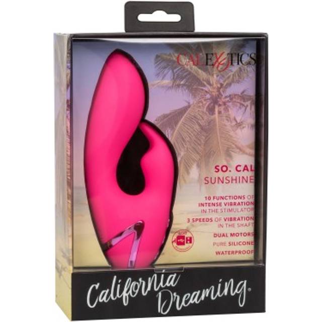 CalExotics So Cal Sunshine Vibrator Rabbit Fuchsia