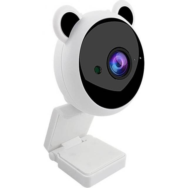 (White, China) Smart USB Genuine 1080P Webcam Web Camera Cute Digital Web Cam With Mic For Laptop Desktop TV Webcam Fits Skype Live Streaming