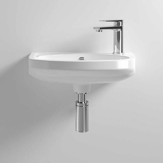 nuie 450mm Wall Hung Basin, White