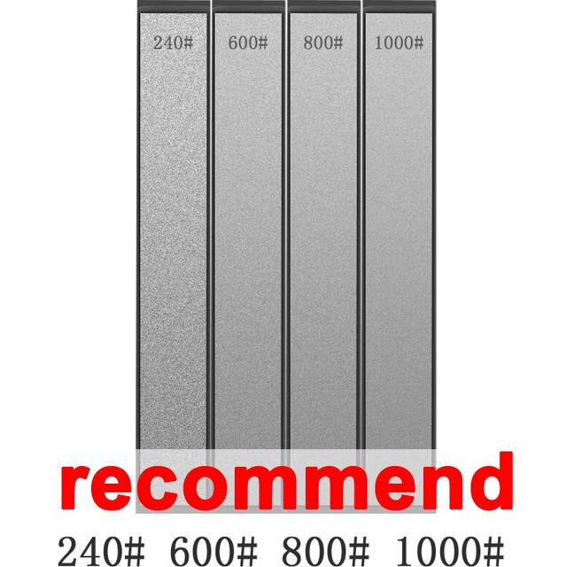 (a-4pcs recommend knife harpener) Diamond sharpening stone 4pcs/set 80-3000 grit Honing knife sharpener sharpening system fixed knife sharpener Correc