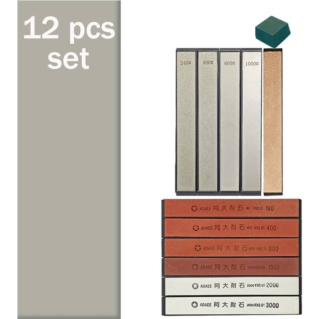 (a-4J 6YOU PG Choice) Whetstone Set Sharpening Stone Knife Sharpener Diamond Professional Tools Knife Sharpener Professional Grinding Water Oil Stone