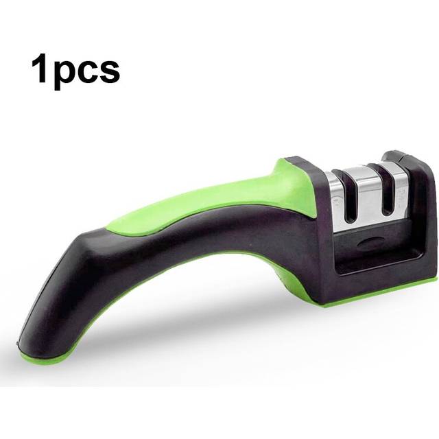 (a-Green black) New Detachable Knife Sharpener Kitchen Sharpening System Hot 2 stage Knife Sharpener Tungsten Steel Grinder Knife Tool