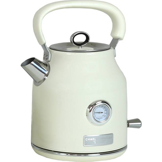 Charles Bentley KERE01CR 1.7L Traditional Kettle - Cream & Chrome, Cream