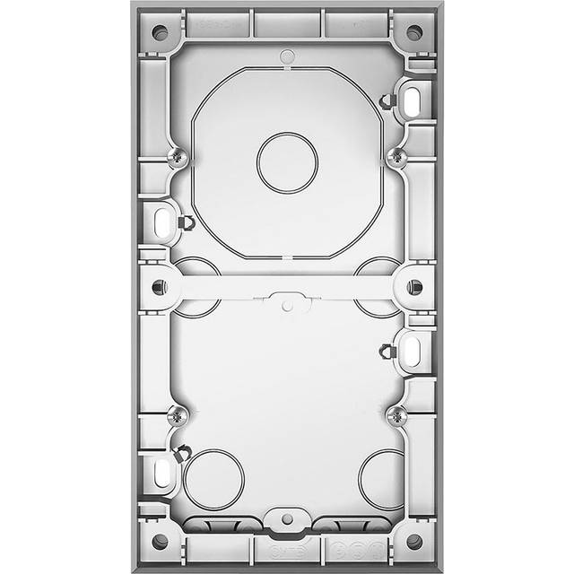 PLUS förhöjningsram 2-fack 20mm Aluminium