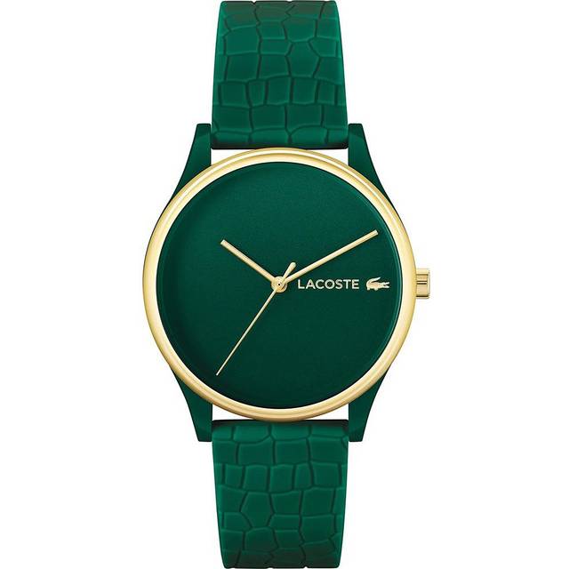 Lacoste for woman. 2001247 Crocodelle green analogue watch (OSFA), Casual, Silicone, Strap