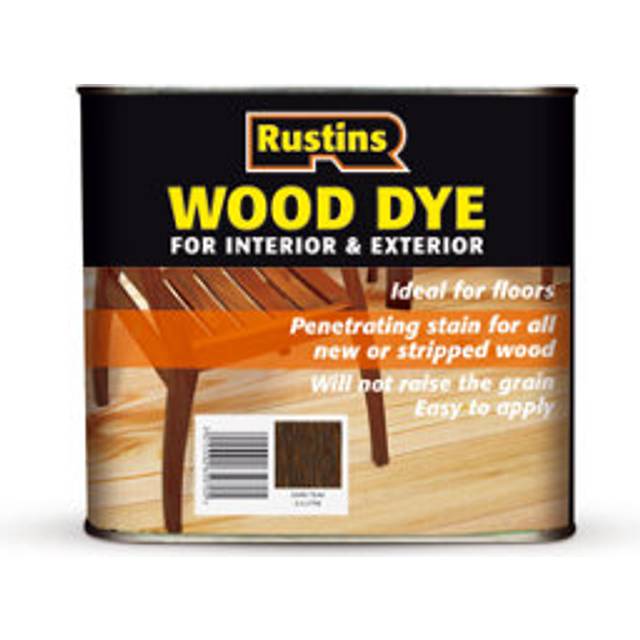 Rustins wood dye dark teak 2.5 litre quick drying, non-fading and non-bleeding