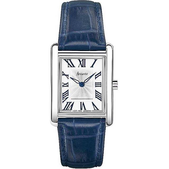 Accurist Rectangle Ladies Blue Watch 71002