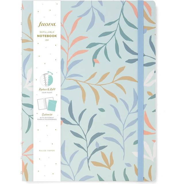 Botanical A4 Refillable Notebook - Mint