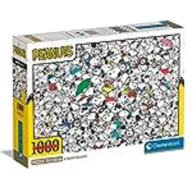 Clementoni 39804 Impossible Peanuts 1000 Pieces, Jigsaw Adults, Comic Puzzle, Difficult-Made in Italy
